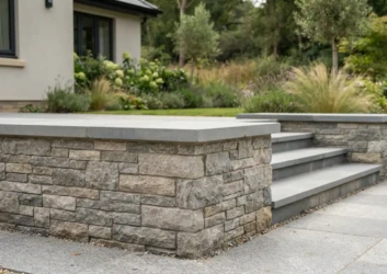 Residential community hardscape cladding Residential community hardscape cladding