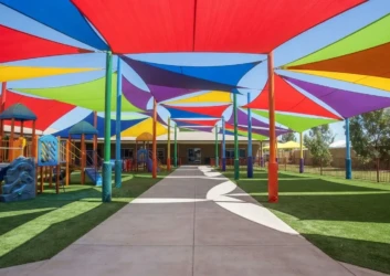 School & Playground Walkway Shade School & Playground Walkway Shade