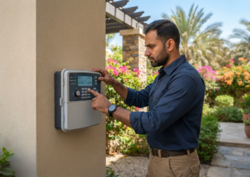 Smart irrigation controller setup uae villa Smart irrigation controller setup uae villa