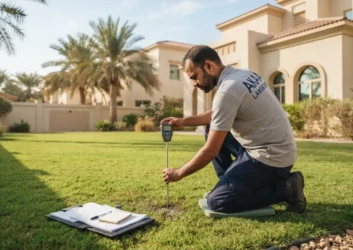 Technician soil moisture meter site survey uae Technician soil moisture meter site survey uae