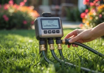 Three zone digital irrigation timer lawn flowers Three zone digital irrigation timer lawn flowers