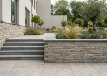 UAE house hardscape cladding and coping UAE house hardscape cladding and coping