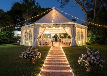Wedding marquee tent garden string lights uae Wedding marquee tent garden string lights uae
