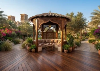 Wooden Deck with Pergola Wooden Deck with Pergola