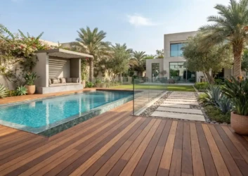 Wooden Deck with Pool Wooden Deck with Pool