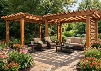 Wooden pergolas Wooden pergolas
