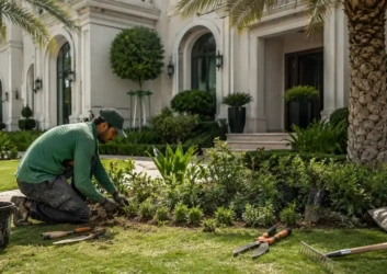 luxury villa garden planting landscaping uae luxury villa garden planting landscaping uae